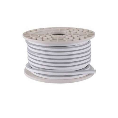 White flexible LED neon light strip, 100 meter roll, IP65 waterproof