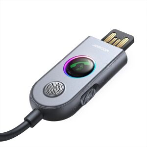 Odbiornik samochodowy Bluetooth Joyroom JR-CB6, widok pod kątem - Adapter Bluetooth