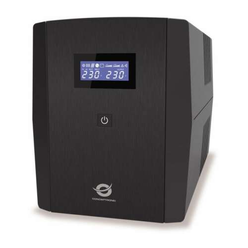 Conceptronic ZEUS08E 1,5 kVA Line-Interactive-USV mit 6 AC-Ausgängen