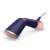 Philips Series 5000 handheld steamer, blue and rose gold, angled view