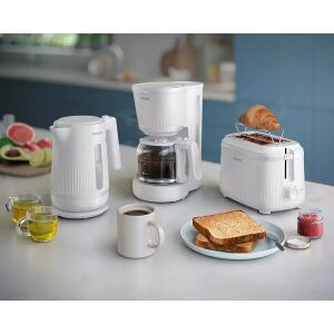 Sada na raňajky Philips 3000 Series: kanvica, kávovar a hriankovač na kuchynskej linke - Varné kanvice, Sendvičovače, Stolné mixéry, Hriankovače a Odšťavovače a lisy