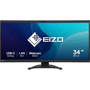 EIZO FlexScan EV3450XC-BK 34 hüvelykes UltraWide Quad HD monitor, fekete - Eizo