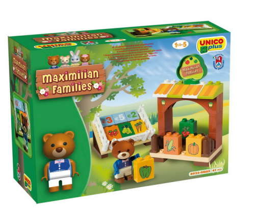Maximilian Families műanyag Építőjáték 41db - Maci 30476938