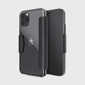 X-doria Engage Folio case for Apple iPhone 11 Pro, black, with clear back, side opening, magnetic closure - Phone Case