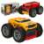Revolt 2 Sided Rescue Racer RC car, yellow and red, with packaging