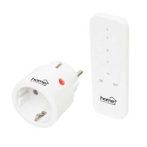 Sada mini zásuvky s diaľkovým ovládaním Home by Somagyi TH2311, biela, 1 zásuvka + 1 diaľkové ovládanie - Konektory a zástrčky