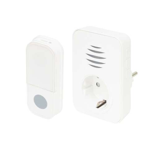 Sonerie wireless Home DBA1101AC cu receptor cu priză și buton
