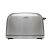 Home HGKP22LCD Toaster Back View, Stainless Steel Finish