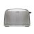 Home HGKP22LCD Toaster Back View, Stainless Steel Finish