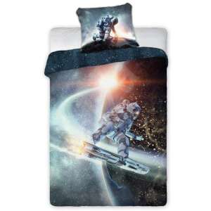 Pościel Űr Space Surf 140x200cm z astronautą surfującym w kosmosie - Pościel