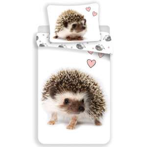 Sün Hedgehog ágyneműhuzat garnitúra 140x200 cm aranyos sün mintával - Jerry Fabrics