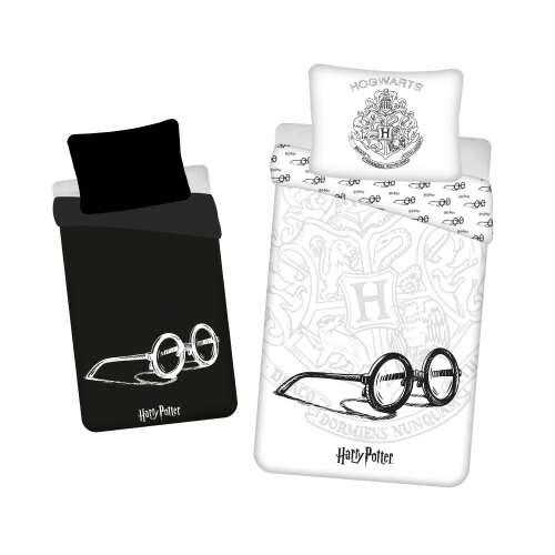 Harry Potter szemüveg világít a sötétben ágyneműhuzat garnitúra 140x200cm