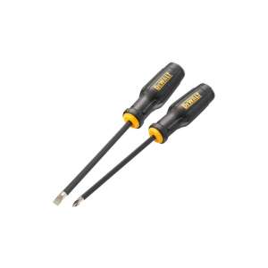DEWALT 2-teiliges Schraubendrehersatz mit magnetischen PH2- und SL8-mm-Spitzen - Dewalt