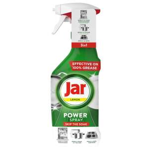 Jar Power Spray Limun 500ml, 3 u 1, učinkovit protiv 100% masnoće, preskočite namakanje, deterdžent za pranje posuđa i sredstvo za čišćenje kuhinje - Čišćenje