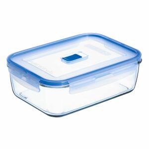 Luminarc Pure Box Active 1.9L üveg ételtároló kék fedővel - Luminarc