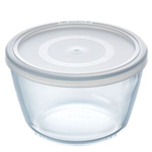 Pyrex Cook&Freeze 1.1L kerek hőálló üvegtál tetővel - Pyrex