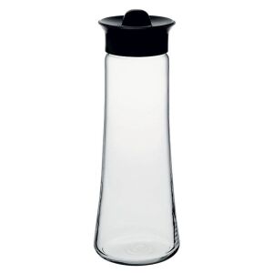 Carafa din sticla Pasabahce Basic 1L cu capac negru - Ulcioare