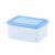 Прозрачен пластмасов контейнер за храна Curver 400ml със син капак
