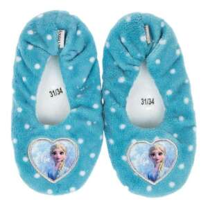 DISNEY Frozen Elsa Kinderschlappen, Blau mit weißen Punkten, Größe 31-34 - Babys & Toddler