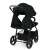 Kinderkraft Trig 3 Sport Kinderwagen in Schwarz, Rückansicht