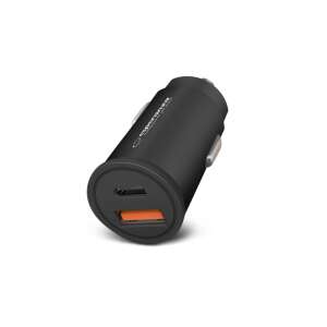 Esperanza EZC111K 20W Autoladegerät mit USB-C und USB-A Anschlüssen - Autoladegeräte