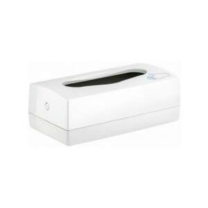 Dispenser de mănuși de unică folosință Marplast Linea Acqualba alb, montat pe perete - Mănuși de unică folosință