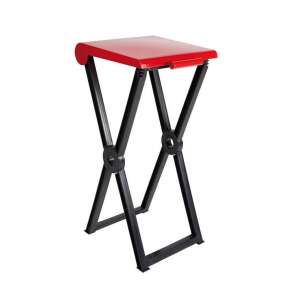 Rival roter Kunststoff-Mülleimerständer mit Kippdeckel - Mülleimer