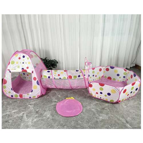 Rózsaszín 3 az 1-ben játszósátor, alagút és labdamedence, Játszósátor alagúttal és labdamedence, Játszósátor alagúttal és labdamedence, Játszósátor alagúttal és labdamedence gyerekeknek, Játszósátor alagúttal és labdamedence gyerekeknek, Játszósátor alagúttal és labdamedence kisgyermekeknek, Játszósátor alagúttal és labdamedence gyerekeknek, Játszósátor alagúttal és labdamedence csecsemőknek, Játszósátor alagúttal és labdamedence gyerekeknek