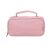 Pink two-compartment pencil case