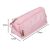 Large Pink Pencil Case, 2 Mesh Compartments 105650928