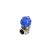 TurboWorks Wastegate zewnętrzny TurboWorks 38mm chłodzony wodą 2,5 Bar V-Band Blue 127372883