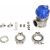 TurboWorks Wastegate zewnętrzny TurboWorks 38mm chłodzony wodą 2,5 Bar V-Band Blue 127372883