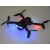 Flying Dron Quadcopter ze światłami LED