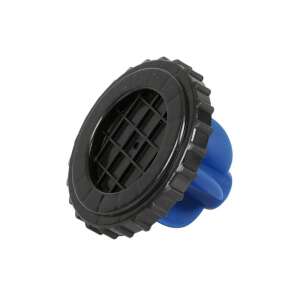 Fekete üzemanyagtartály kupak kék tömítéssel, univerzális illeszkedés - Tanksapka