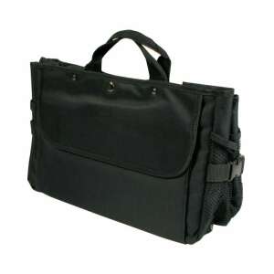 Black trunk organizer bag, foldable, with handle, for car storage - Car Organizer