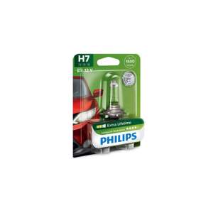 Philips H7 LongLife EcoVision car headlight bulb, 12V, 55W - Philips Car bulb