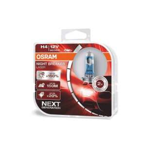 Osram Night Breaker Laser Next Gen H4 Auto Scheinwerferlampe, 2er Pack, 12V, 60/55W, P43T - Osram