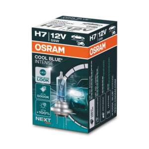 OSRAM Cool Blue Intense H7 12V 55W car headlight bulb, extra white look, up to 5000K, up to 100% more light - Osram Car bulb