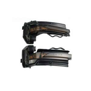 Set de 2 semnalizatoare LED pentru oglinzi Audi Q2, Q3 Dynamic Xenon Bright® Smoke - Audi Lumini auto