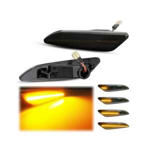 Fiat Tipo 2015-2021 lumini laterale LED dinamice, sticl fumuriu, set 2 buc. - Lumini auto