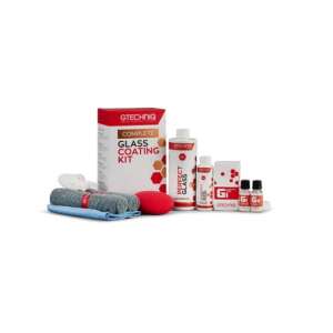 Gtechniq Complete Glass Coating Kit for car windshield protection, includes cleaner, polish, coating, microfiber cloths and applicator - Gtechniq