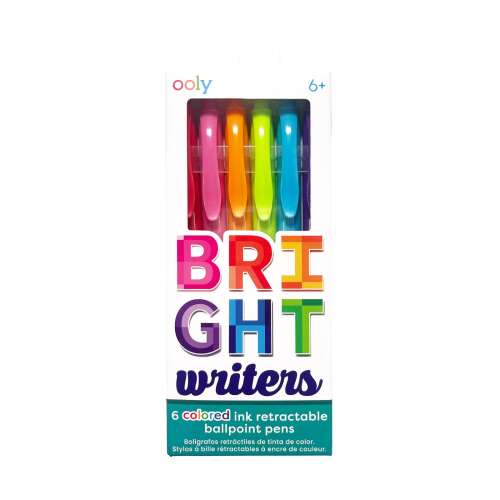 Ooly Bright Writers Golyóstoll Készlet - 6 db Visszahúzható