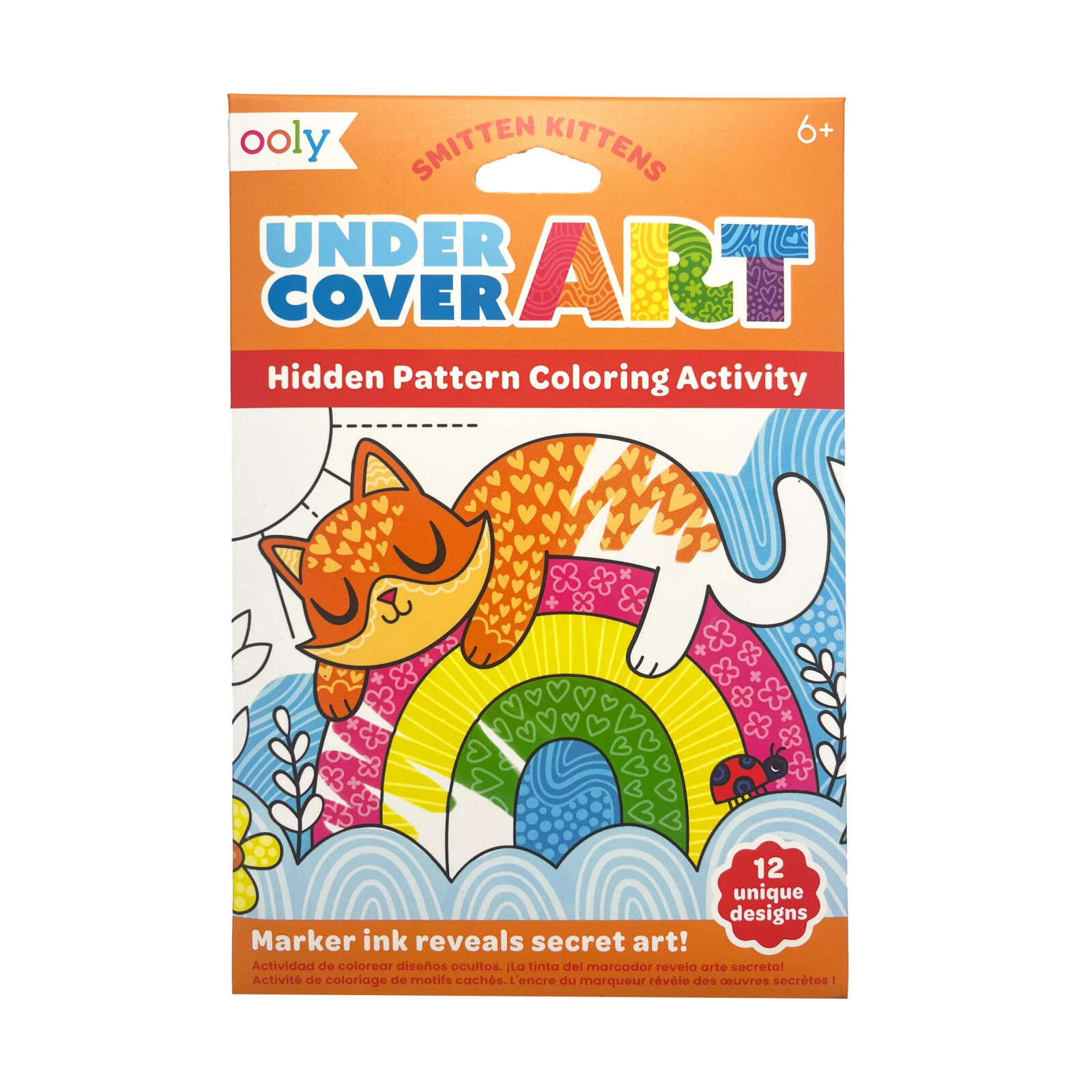 Secret Art Secret Pattern Coloring Set - Cats