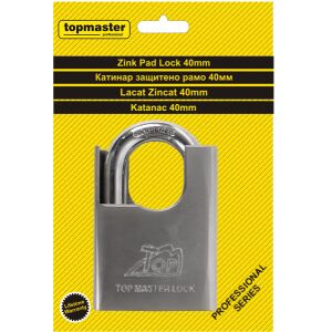 Topmaster Padlock - Cink Lakat - 40 mm 131329009 - Topmaster