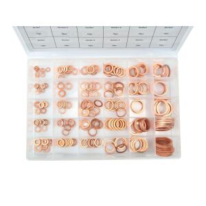 GEKO Copper Washer Set 300 pcs G02811 131331396 - Fastener
