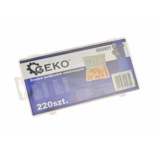 GEKO G02821 Copper Washers, 220 pcs 131331442