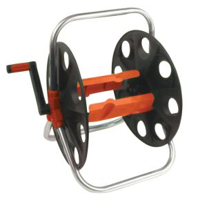 Top Garden 45m Hose Reel with Metal Frame - Irrigation
