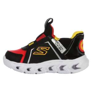 Skechers Hypno-Flash 2.0 slip-on sneakers for kids in black, red, and yellow - Fashion & Clothing