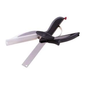 Multifunctional kitchen shears with stainless steel blades, ergonomic handles, and a safety lock - Kitchen scissor