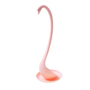 Pink swan shaped soup ladle with stand, kitchen utensil - Ladle